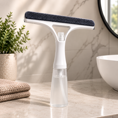 Life Ease™ 3-in-1 Spray Window & Mirror Cleaner | Streak-Free Glass Cleaning Tool