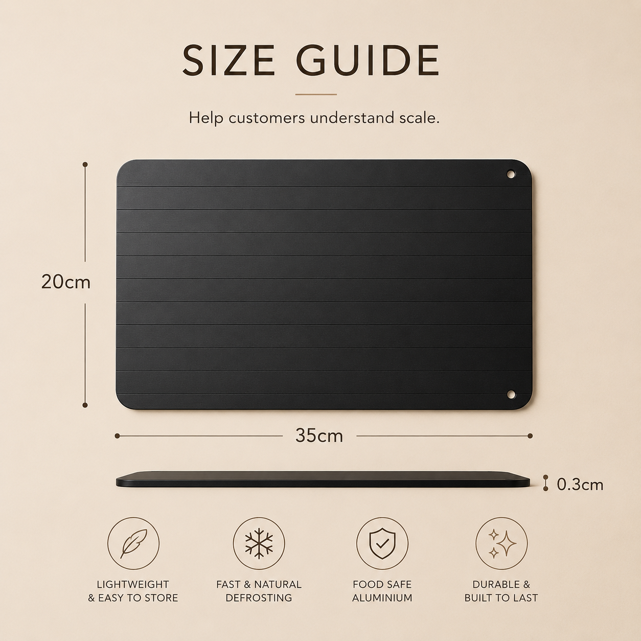Life Ease™ Rapid Defrosting Board