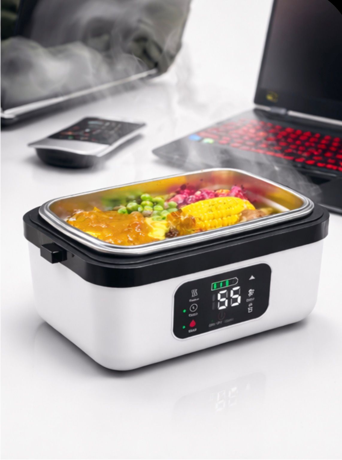 Lux Home™ ThermoBox – Premium Stainless Steel Workday Food Warmer (1000ml)