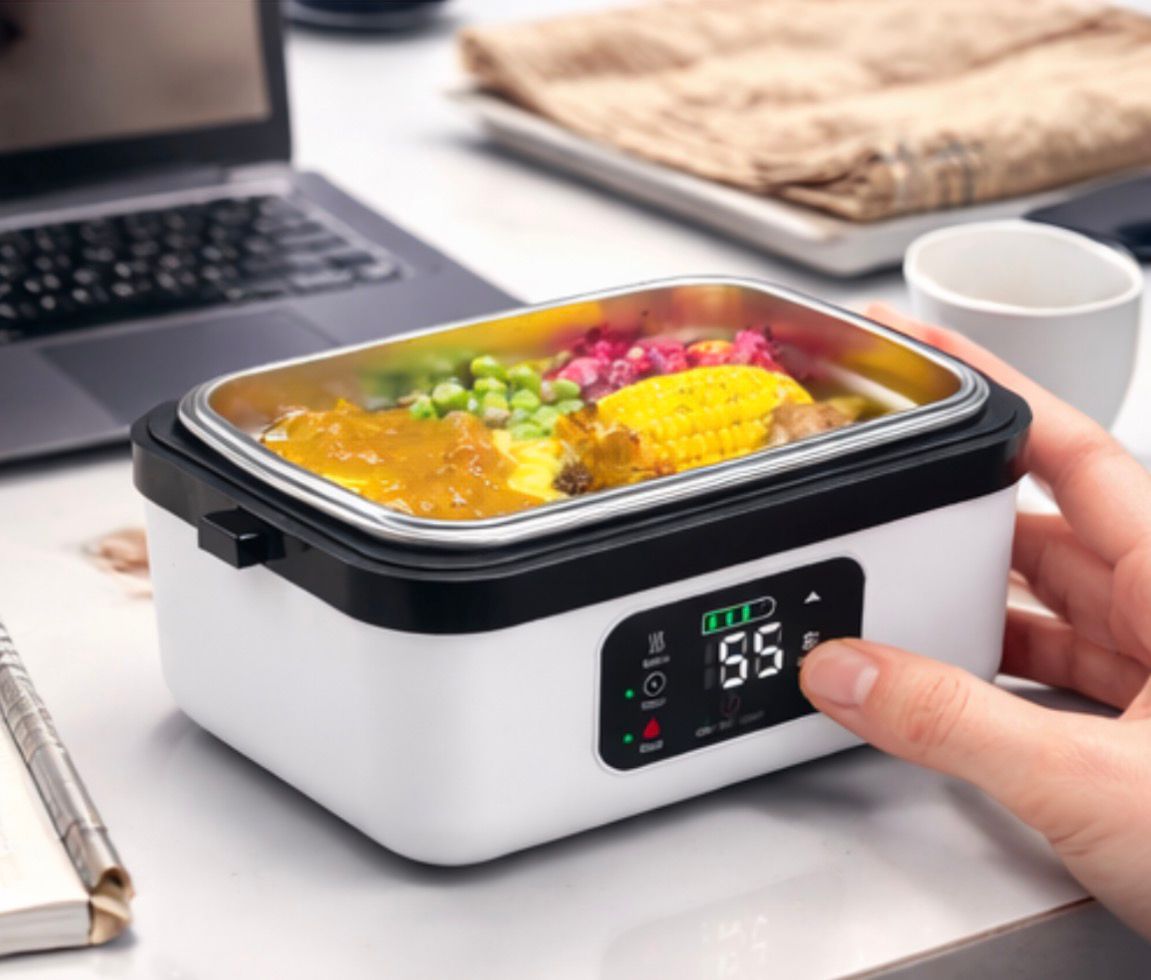 Lux Home™ ThermoBox – Premium Stainless Steel Workday Food Warmer (1000ml)